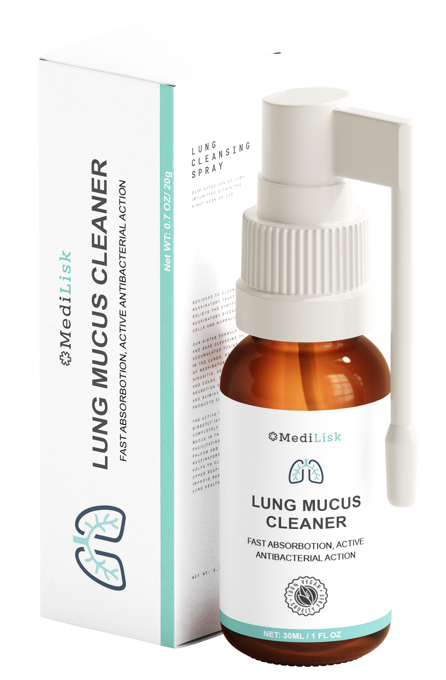 1x MediLisk™ Lung Spray -80%